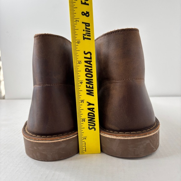 Clarks Bushacre 2 Chukka Boots Men's Size 15 Brown Leather Cushion Comfort  NWOB - Picture 8 of 15